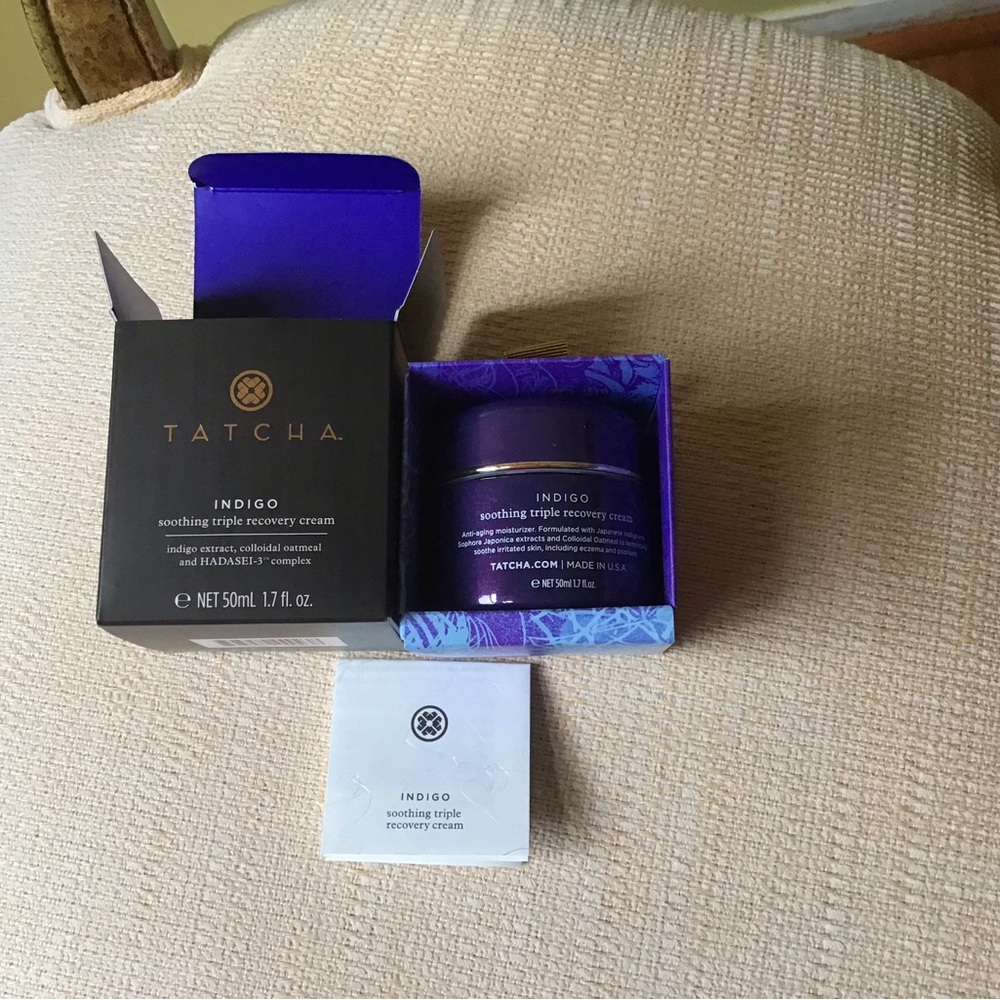 Tatcha Indigo Recovery Cream in Deep Purple